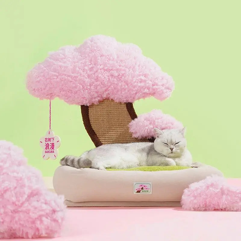 Cat Bed | Cozy & Cute | Potted Plant-Shaped Indoor Nest