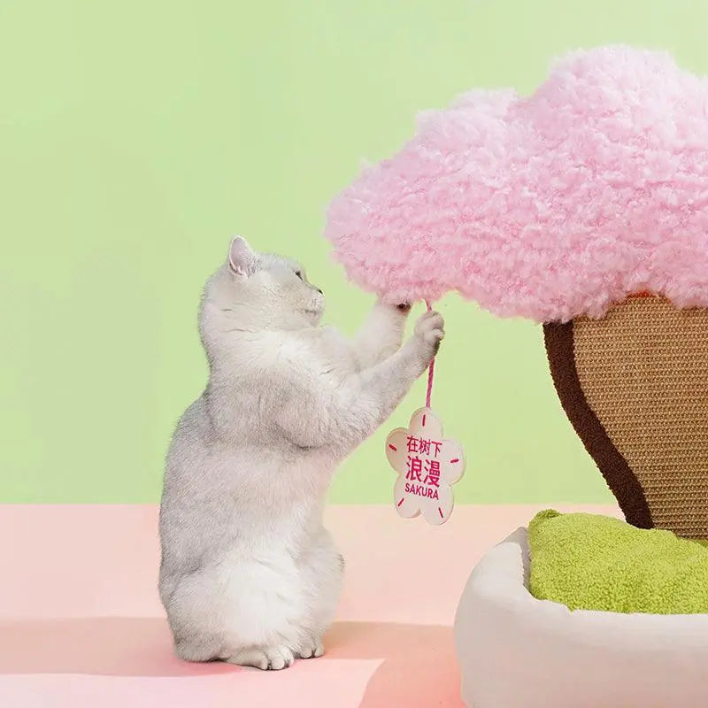 Cat Bed | Cozy & Cute | Potted Plant-Shaped Indoor Nest