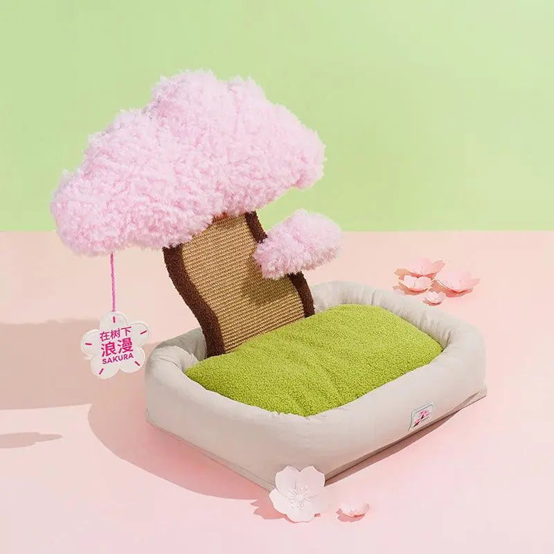Cat Bed | Cozy & Cute | Potted Plant-Shaped Indoor Nest
